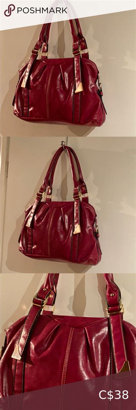 cherry red purse - cherry color handbags.